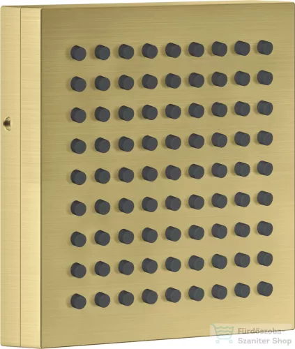 Hansgrohe AXOR SHOWERCOMPOSITION 11x11 cm-es oldalfúvóka/testzuhany alaptest nélkül,szálcsiszolt sárgaréz hatású 12596950