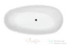 M-Acryl Vanilla 168x86 cm-es szabadonálló műmárvány kád, fehér 12604