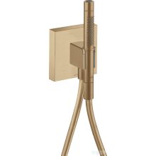   Hansgrohe Axor ShowerCollection Porter gégecső csatlakozós zuhanytartó zuhanyszettel,szálcsiszolt bronz 12626140
