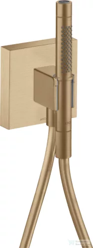 Hansgrohe Axor ShowerCollection Porter gégecső csatlakozós zuhanytartó zuhanyszettel,szálcsiszolt bronz 12626140