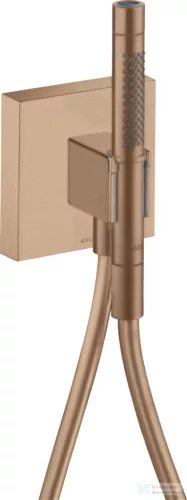 Hansgrohe Axor ShowerCollection Porter gégecső csatlakozós zuhanytartó zuhanyszettel,szálcsiszolt vörös arany hatású 12626310
