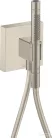 Hansgrohe Axor ShowerCollection Porter gégecső csatlakozós zuhanytartó zuhanyszettel,szálcsiszolt nikkel 12626820
