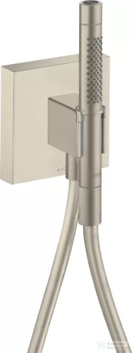 Hansgrohe Axor ShowerCollection Porter gégecső csatlakozós zuhanytartó zuhanyszettel,szálcsiszolt nikkel 12626820