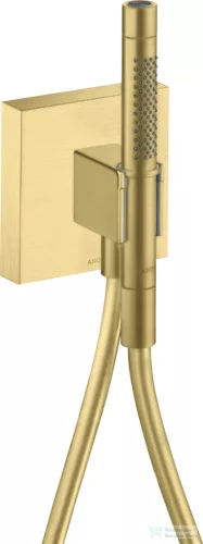Hansgrohe Axor ShowerCollection Porter gégecső csatlakozós zuhanytartó zuhanyszettel,szálcsiszolt sárgaréz hatású 12626950