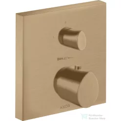  Hansgrohe Axor Starck Organic falsík alatti termosztátos kád/zuhany csaptelep alaptest nélkül, szálcsiszolt bronz 12715140