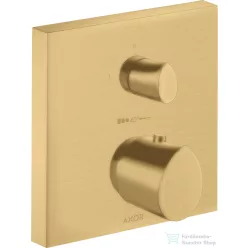   Hansgrohe Axor Starck Organic falsík alatti termosztátos kád/zuhany csaptelep alaptest nélkül, szálcsiszolt arany hatású 12715250