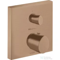   Hansgrohe Axor Starck Organic falsík alatti termosztátos kád/zuhany csaptelep alaptest nélkül, szálcsiszolt vörös arany hatású 12715310