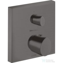   Hansgrohe Axor Starck Organic falsík alatti termosztátos kád/zuhany csaptelep alaptest nélkül, szálcsiszolt fekete króm 12715340