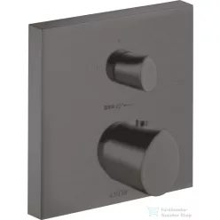   Hansgrohe Axor Starck Organic falsík alatti termosztátos kád/zuhany csaptelep alaptest nélkül, szálcsiszolt fekete króm 12715340