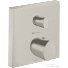   Hansgrohe Axor Starck Organic falsík alatti termosztátos kád/zuhany csaptelep alaptest nélkül, rozsdamentes acél hatású 12715800