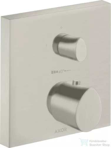 Hansgrohe Axor Starck Organic falsík alatti termosztátos kád/zuhany csaptelep alaptest nélkül, rozsdamentes acél hatású 12715800