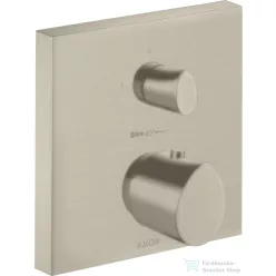   Hansgrohe Axor Starck Organic falsík alatti termosztátos kád/zuhany csaptelep alaptest nélkül, szálcsiszolt nikkel 12715820