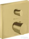 Hansgrohe Axor Starck Organic falsík alatti termosztátos kád/zuhany csaptelep alaptest nélkül, szálcsiszolt sárgaréz 12715950