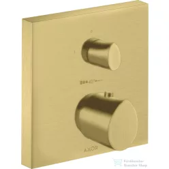   Hansgrohe Axor Starck Organic falsík alatti termosztátos kád/zuhany csaptelep alaptest nélkül, szálcsiszolt sárgaréz 12715950