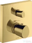 Hansgrohe Axor Starck Organic falsík alatti termosztátos kád/zuhany csaptelep alaptest nélkül, polírozott arany hatású 12715990