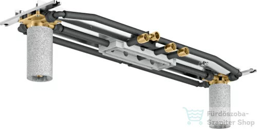 Hansgrohe AXOR ShowerSolutions alaptest 4 funkciós, világítással ellátott fejzuhanyhoz, 12922180