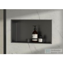   Sapho INSERTA burkolható süllyesztett polc, 510x270mm, antracit (1301-53B)