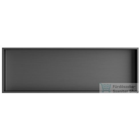 Sapho INSERTA burkolható süllyesztett polc, 800x260mm, antracit (1301-82B)