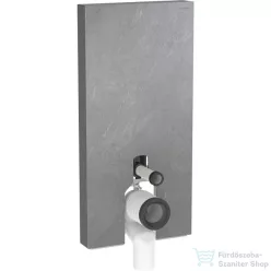  Geberit Monolith szanitermodul álló WC-hez, 101 cm,palahatású kőanyag előlap/alumínium feketekróm 131.002.00.5