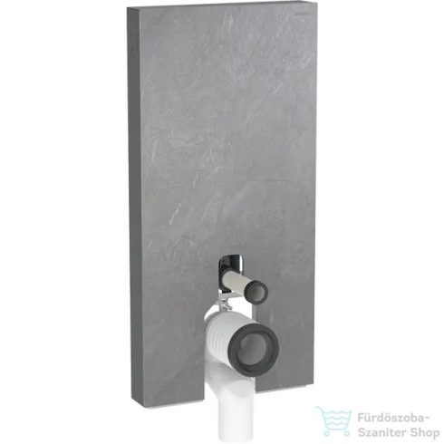 Geberit Monolith szanitermodul álló WC-hez, 101 cm,palahatású kőanyag előlap/alumínium feketekróm 131.002.00.5