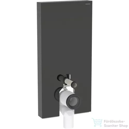 Geberit Monolith szanitermodul álló WC-hez,101 cm,fekete üveg/alumínium feketekróm 131.002.SJ.6