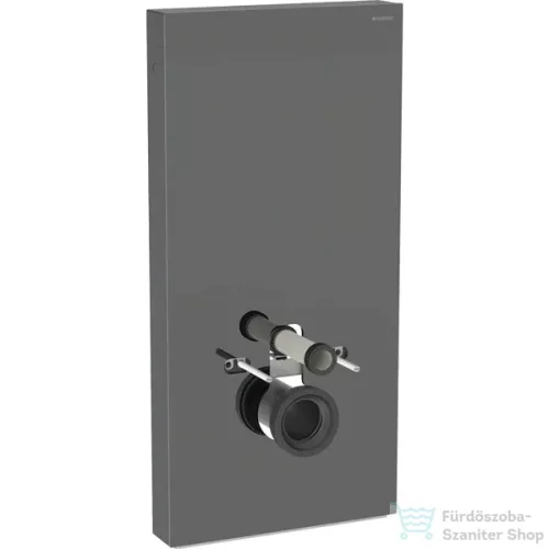 Geberit Monolith szanitermodul fali WC-hez üveg előlappal,101 cm,láva/alumínium feketekróm 131.021.JK.5