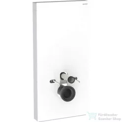   Geberit Monolith szanitermodul fali WC-hez üveg előlappal,101 cm, fehér/alumínium 131.021.SI.5