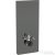 Geberit Monolith szanitermodul fali WC-hez,114 cm,láva üveg/alumínium feketekróm 131.031.JK.5