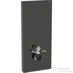   Geberit Monolith szanitermodul fali WC-hez,114 cm,fekete üveg/alumínium feketekróm 131.031.SJ.6