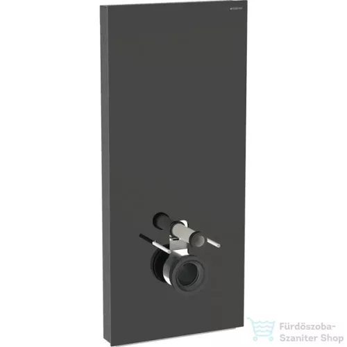 Geberit Monolith szanitermodul fali WC-hez,114 cm,fekete üveg/alumínium feketekróm 131.031.SJ.6