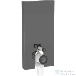   Geberit Monolith Plus szanitermodul álló WC-hez,101 cm,láva üveg előlap/alumínium feketekróm 131.202.JK.7