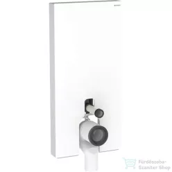   Geberit Monolith Plus szanitermodul álló WC-hez,101 cm,fehér üveg előlap/alumínium 131.202.SI.7