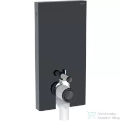   Geberit Monolith Plus szanitermodul álló WC-hez,101 cm,fekete üveg előlap/alumínium feketekróm 131.202.SJ.7
