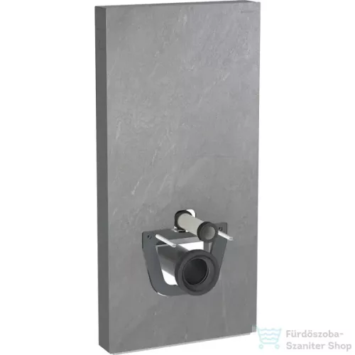 Geberit Monolith Plus szanitermodul fali WC-hez, 101 cm,palahatású kőanyag előlap/alumínium feketekróm oldallap 131.221.00.7