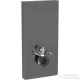 Geberit Monolith Plus szanitermodul fali WC-hez, 101 cm, üveg előlap,láva üveg/alumínium feketekróm 131.221.JK.7