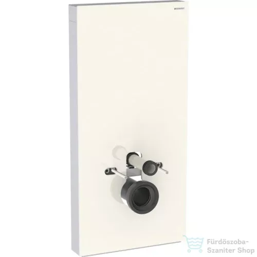 Geberit Monolith Plus szanitermodul fali WC-hez, 101 cm, üveg előlap,homokszürke üveg/alumínium 131.221.JL.7