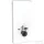Geberit Monolith Plus szanitermodul fali WC-hez, 101 cm, üveg előlap,fehér üveg/alumínium 131.221.SI.7