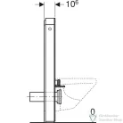 Geberit Monolith Plus szanitermodul fali WC-hez, 101 cm, üveg előlap,fehér üveg/alumínium 131.221.SI.7