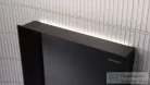 Geberit Monolith Plus szanitermodul fali WC-hez, 101 cm, üveg előlap,fekete üveg/alumínium feketekróm 131.221.SJ.7