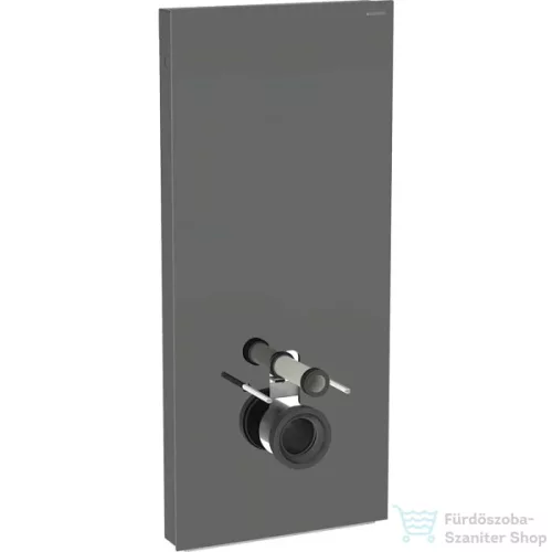 Geberit Monolith Plus szanitermodul fali WC-hez,114 cm,láva üveg/alumínium feketekróm 131.231.JK.7
