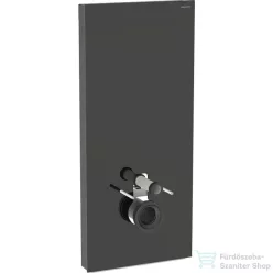   Geberit Monolith Plus szanitermodul fali WC-hez,114 cm fekete üveg/alumínium feketekróm 131.231.SJ.6
