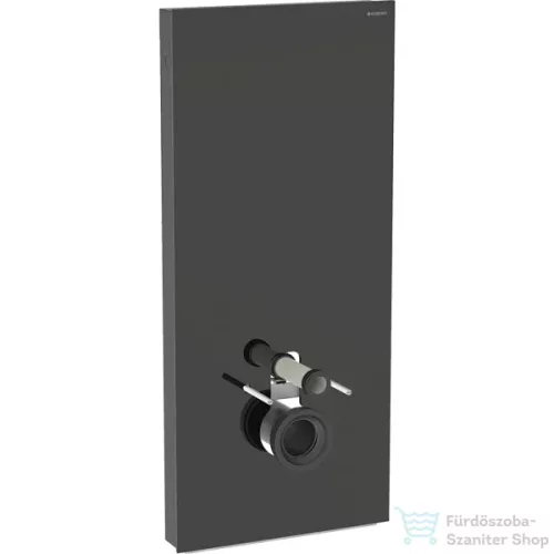 Geberit Monolith Plus szanitermodul fali WC-hez,114 cm fekete üveg/alumínium feketekróm 131.231.SJ.6