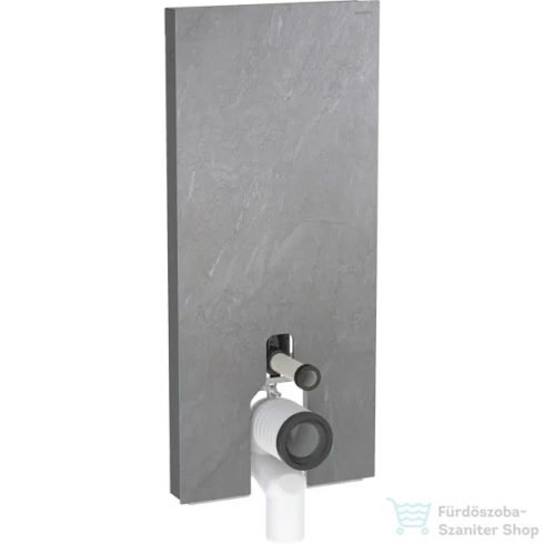 Geberit Monolith Plus szanitermodul álló WC-hez,114 cm,palahatású kőanyag előlap/alumínium feketekróm 131.233.00.5
