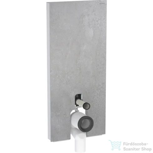 Geberit Monolith Plus szanitermodul álló WC-hez,114 cm,betonhatású kőanyag előlap/alumínium 131.233.JV.5