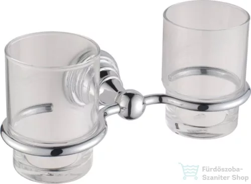 Sapho DIAMOND dupla pohár tartó, króm 1317-05