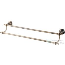   Sapho DIAMOND dupla törölköző tartó 60,5 cm, bronz 1318-11