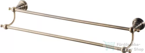 Sapho DIAMOND dupla törölköző tartó 60,5 cm, bronz 1318-11