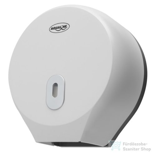 AQUALINE WC-papírtartó, rolni átmérő:26cm, 270x280x120mm, max:260cm, fehér, PVC (1319-90)