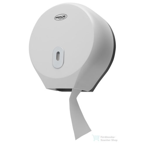 AQUALINE WC-papírtartó, rolni átmérő:26cm, 270x280x120mm, max:260cm, fehér, PVC (1319-90)