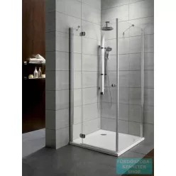   Radaway Torrenta KDJ 90x90 szögletes zuhanykabin balos 132202-01-01L